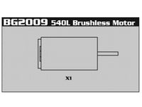 BG2009 540L Brushless Motor
