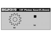 BG2019 13T Pinion Gear (Getrieberitzel)