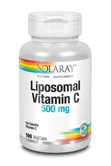 "Solaray Lipovitamin C 100 Capsulas Vegetales"