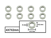 4x7x2mm Ball bearings Apache/Surpass Wild