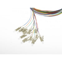 Fibre Pigtail Lc Om4 Multimode 2m - 12 Pack Rainbow