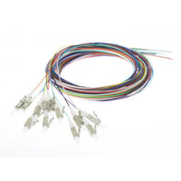 Fibre Pigtail Lc Om4 Multimode 2m - 12 Pack Rainbow