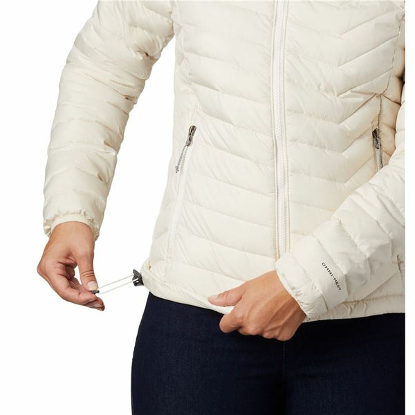 Giacca Sportiva da Donna Columbia Powder Lite Bianco