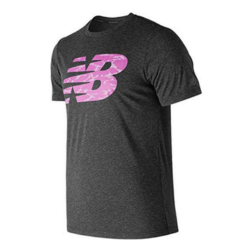 Men’s Short Sleeve T-Shirt NB FILL New Balance MT91099BK  Black