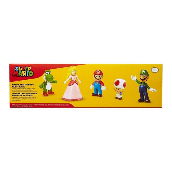 Set of Figures Super Mario Mario and his Friends 5 Pieces