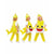 Costume for Children Baby Shark Yellow 3 Pieces