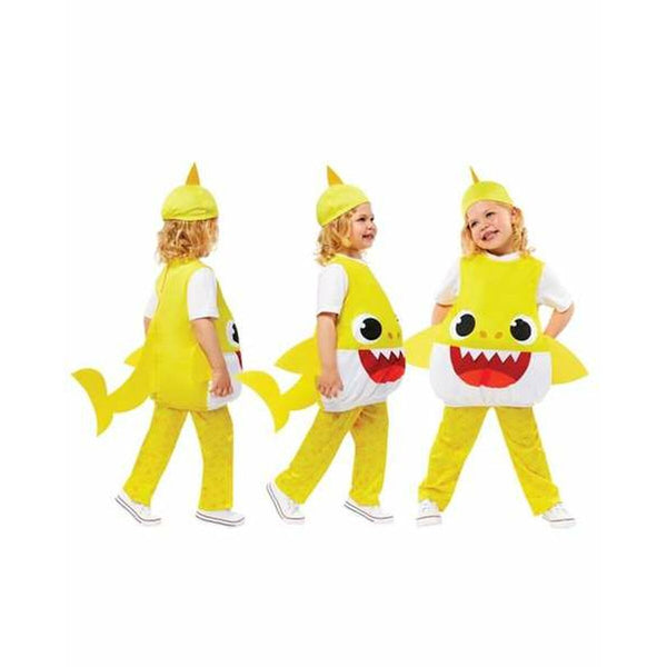 Déguisement pour Enfants Baby Shark Jaune 3 Pièces