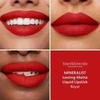 Rouge à lèvres liquide bareMinerals Mineralist Royal 4 ml