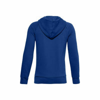 Felpa con Cappuccio Bambino Under Armour Rival Fleece Azzurro