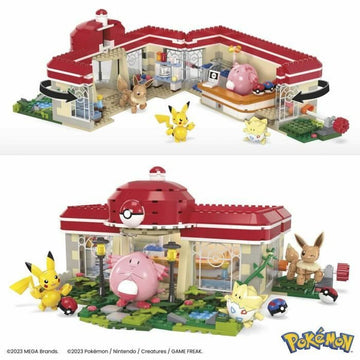 Gradbeni komplet Pokémon Mega Construx - Forest Pokémon Center 648 Kosi