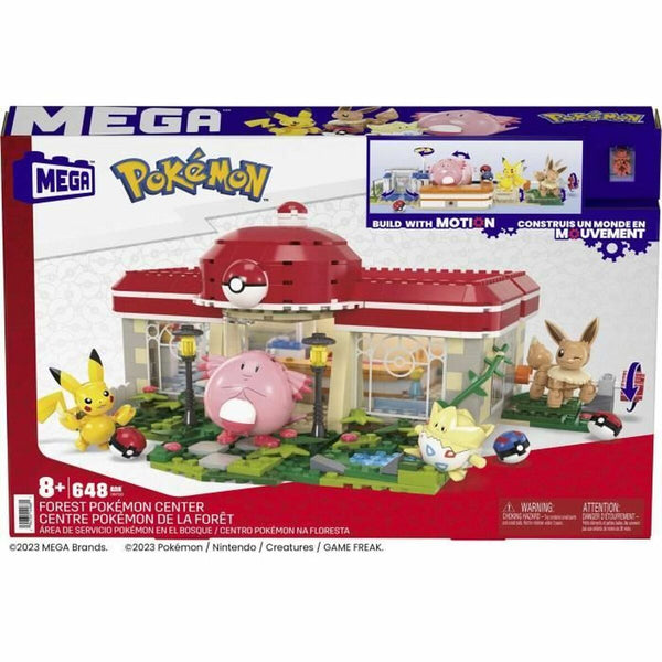 Baukasten Pokémon Mega Construx - Forest Pokémon Center 648 Stücke