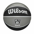 Ballon de basket Wilson Nba Team Tribute Brooklyn Nets Noir Caoutchouc Taille unique 7