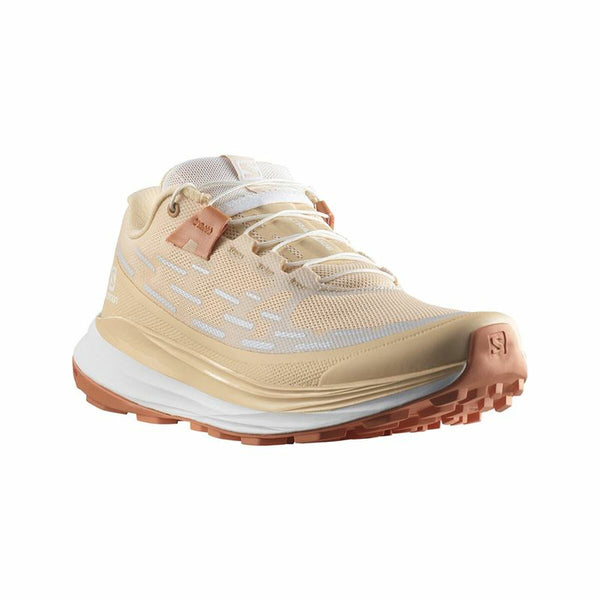 Running Shoes for Adults Salomon Ultra Glide Lady Beige