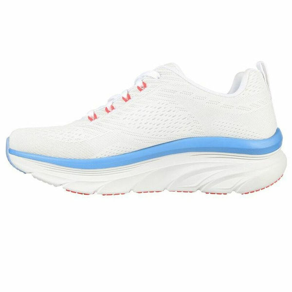 Running Shoes for Adults Skechers  D'Lux Walker White Lady