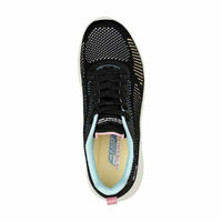 Sports Trainers for Women Skechers Bobs Suad Black Lady