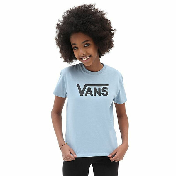 Maglia a Maniche Corte per Bambini Vans Flying V Crew Azzurro