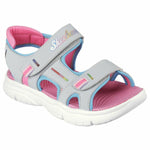 Sandali per Bambini Skechers Flex Splash Grigio