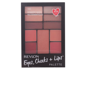 "Revlon Eyes Cheeks & Lips Palette 100 Romantic Nudes"