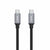 Kabel USB C Aukey CB-CD5 Schwarz Schwarz/Grau 1 m