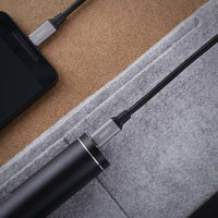 Cable USB C Aukey CB-CD5 Black Black/Grey 1 m