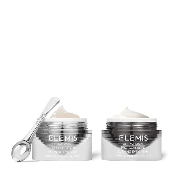 Unisex Cosmetic Set Elemis Ultra Smart Collagen Evening Eye Cream Duo 2 Pieces