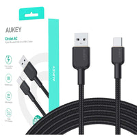 USB-C kabel za USB Aukey CB-NAC2 Črna 1,8 m