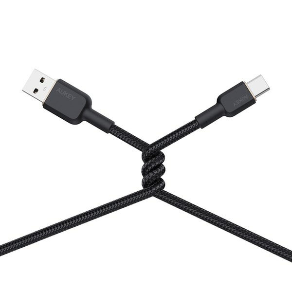 USB-C kabel za USB Aukey CB-NAC2 Črna 1,8 m