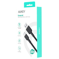 USB-C kabel za USB Aukey CB-NAC2 Črna 1,8 m