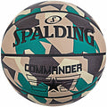 Basketball Ball Commander Poly Spalding 84589Z Brown Leather Synthetic 7