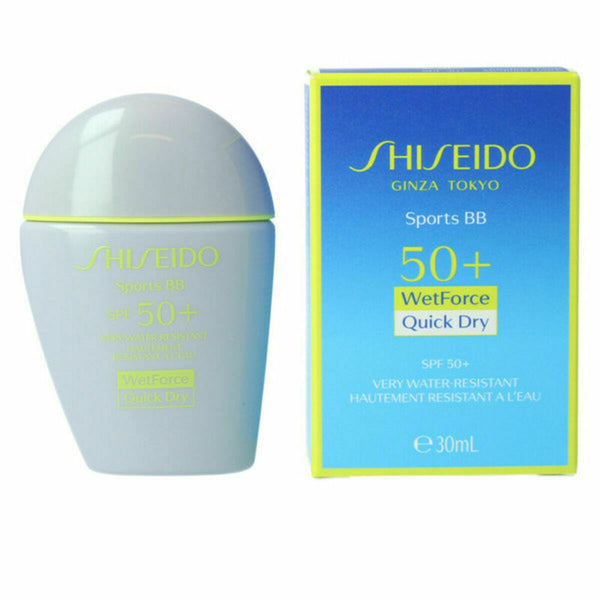 Vlažilna krema z učinkom ličil Sun Care Sports Shiseido SPF50+ (12 g)