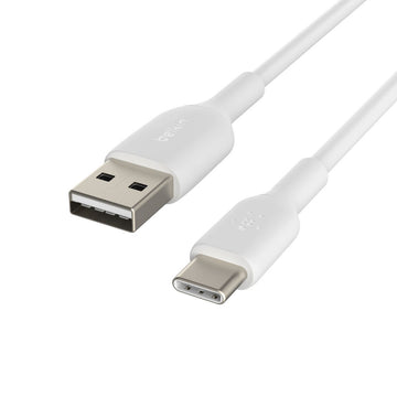 Kabel USB A v USB C Belkin CAB001BT2MWH Bela 2 m