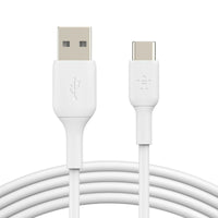 USB A zu USB-C-Kabel Belkin CAB001BT3MWH Weiß 3 m