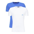 Men’s Short Sleeve T-Shirt Armani Jeans 111670 9P715 14210 White (2 pcs)