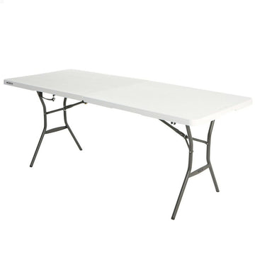 Table Piable Lifetime Blanc 185 x 74 x 76 cm Acier Plastique