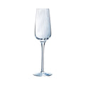 Set of cups Chef & Sommelier Symetrie Champagne 6 Units Transparent Glass 210 ml