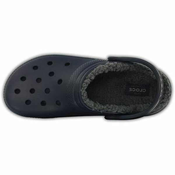 Zamašitve Crocs Classic Lined Clog U Temno modra