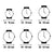 Unisex-Uhr Haurex SM390UM1 (Ø 43 mm)