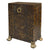 Leopard Print Side Trunk Table