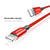 Baseus cable Yiven USB - Lightning 1,8 m 2A red