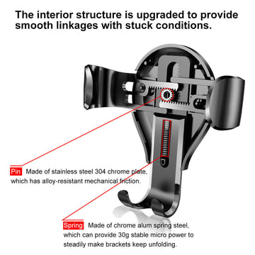 Baseus car holder Osculum gravity black