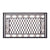 Bridgeton Moore Aluminum Small Fence Panel