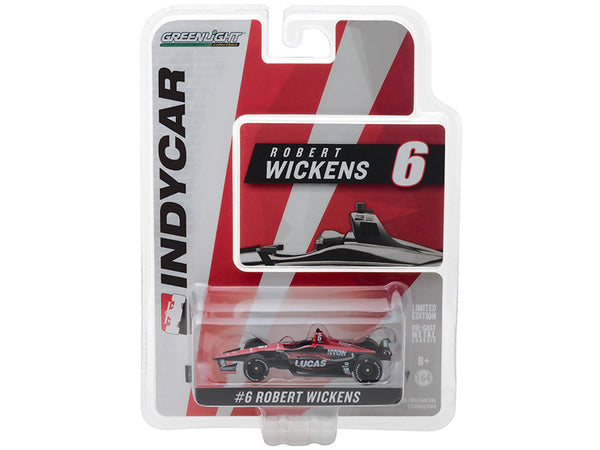 Honda Dallara Indy Car #6 Robert Wickens \"Lucas Oil\" Schmidt Peterson Motorsports 1/64 Diecast Model Car by Greenlight