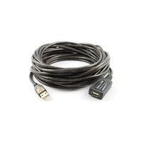 10M Usb Am To Af Active Extension Cable Black