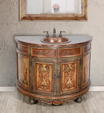 Peruvian Copper Top Vanity