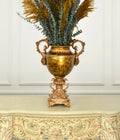 Golden Swirl Vase 18.5 Inches Tall