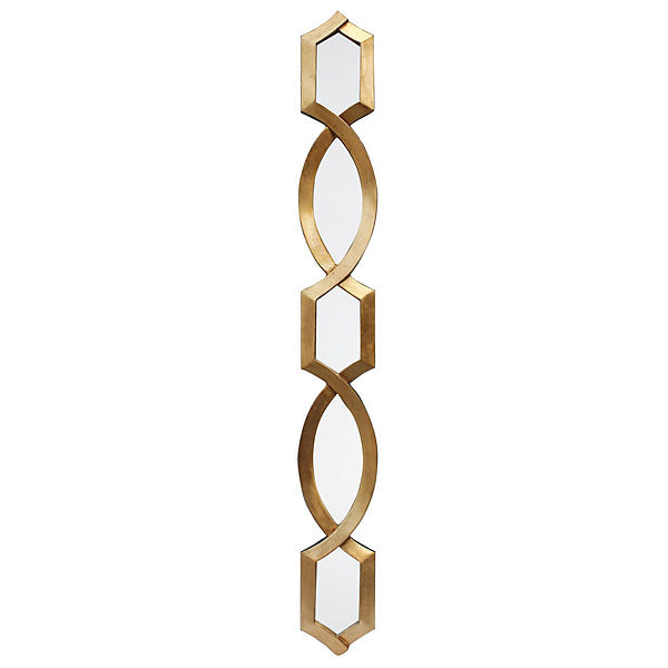 Diamond Stack Mirror Gold