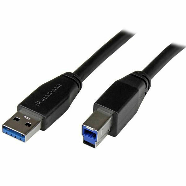 Câble USB A vers USB B Startech USB3SAB10M           Noir