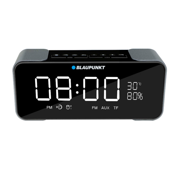 Blaupunkt Bluetooth speaker BT16CLOCK black with radio and alarm