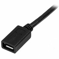 Câble Micro USB Startech USBUBEXT50CM         Noir