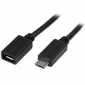 Câble Micro USB Startech USBUBEXT50CM         Noir